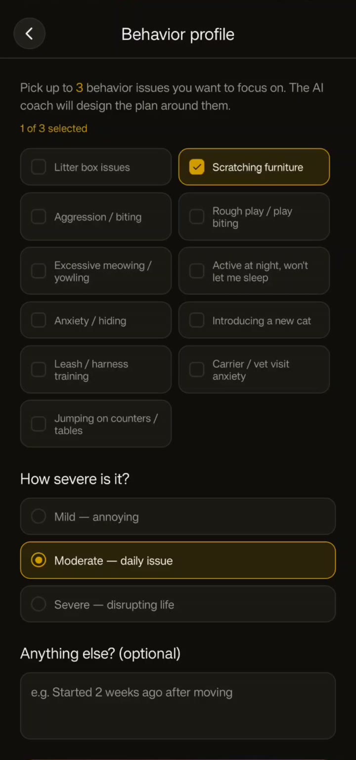 Behavior profile quiz