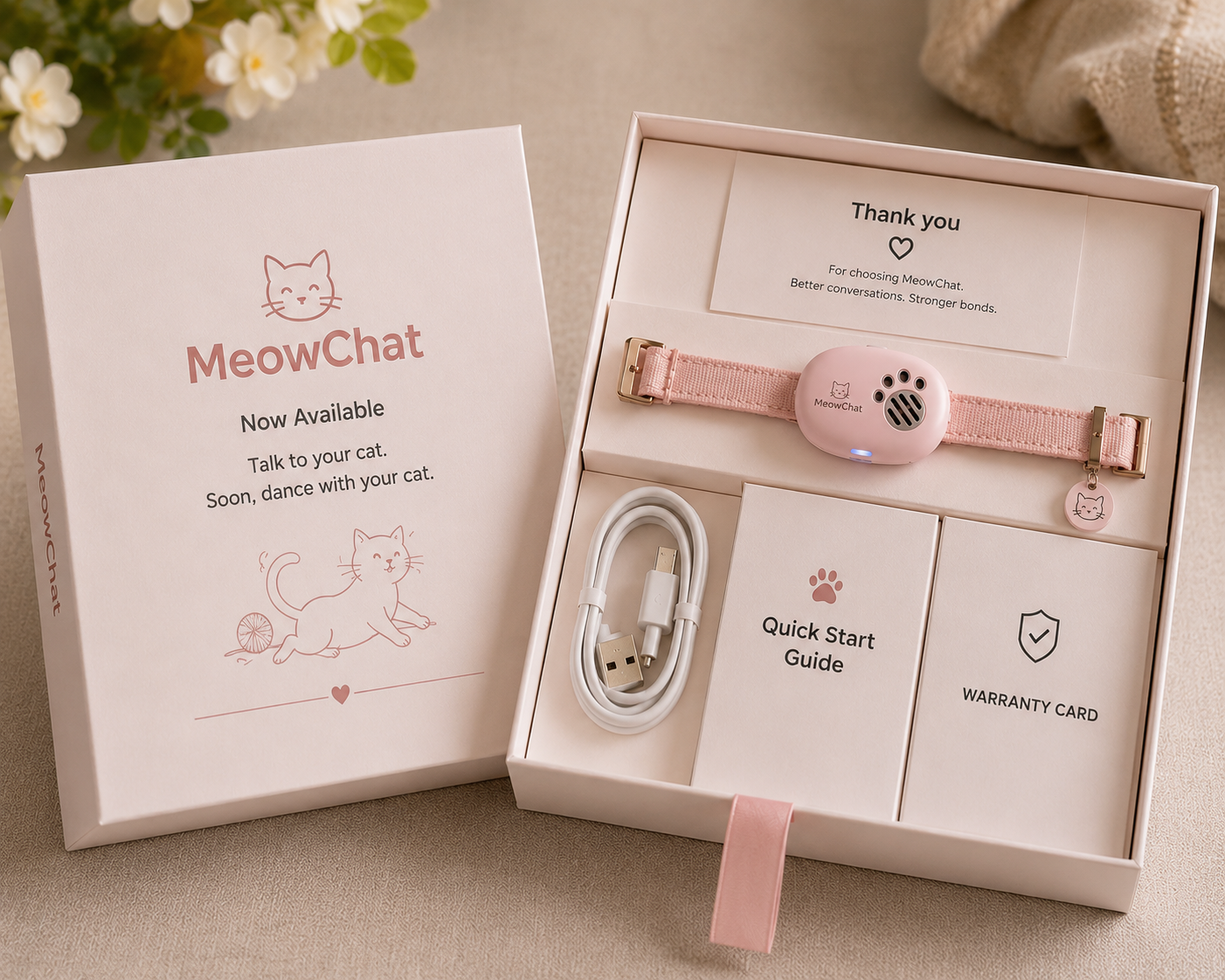 MeowChat packaging box